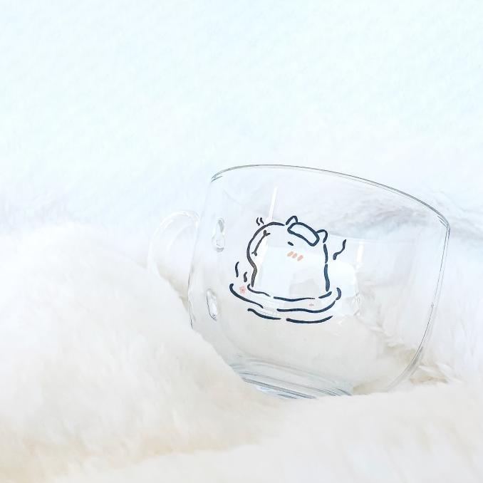 :::::::] Custom Gelas / Gelas Kaca / Cereal Mug / Gelas Besar / Mug Kaca Besar