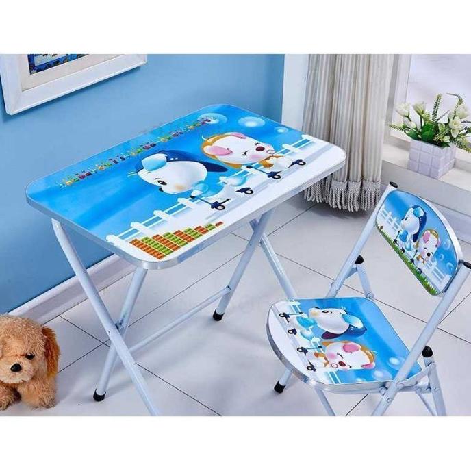 

Taffhome Meja Kursi Belajar Anak Motif Kartun Lucu 60 X 40 Cm Shiyapstore12