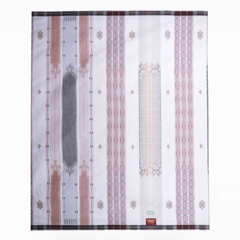 SARUNG BHS GOLD EXCELLENT MOTIF JGF PUTIH CREAM