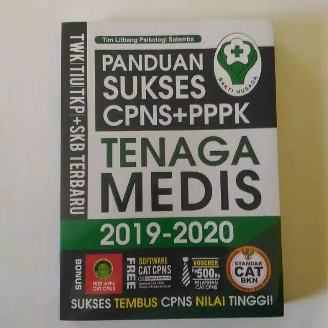 BUKU GROSIR TERLENGKAP / PANDUAN SUKSES CPNS+PPPK TENAGA MEDIS 2019-2020 / BUKU SOAL CPNS