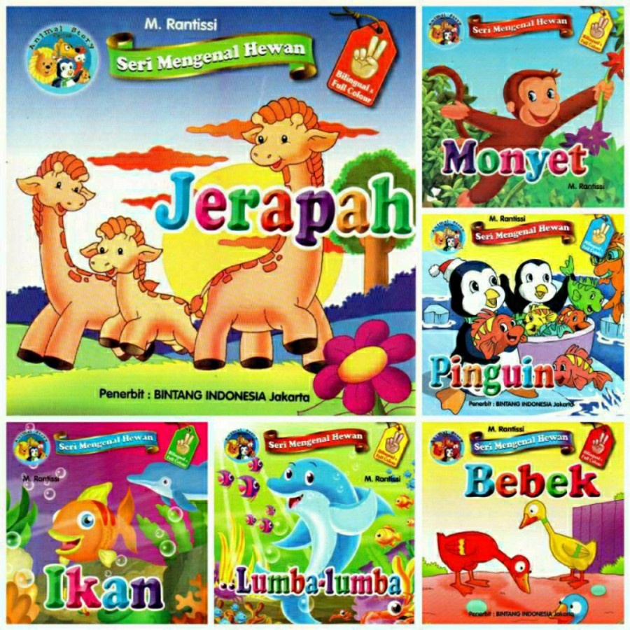 

Buku Anak, Buku Cerita Bergambar Seri Mengenal Hewan