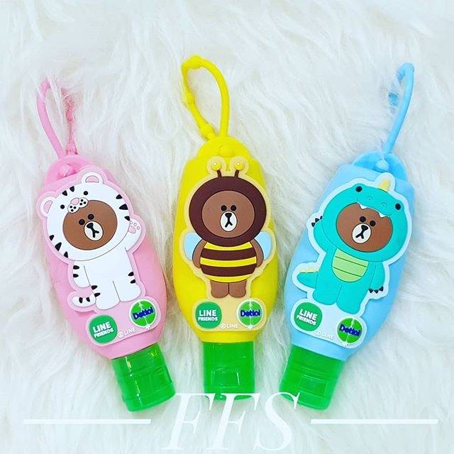 LINE FRIENDS Dettol Anti Bacterial Hand Sanitizer | Shopee