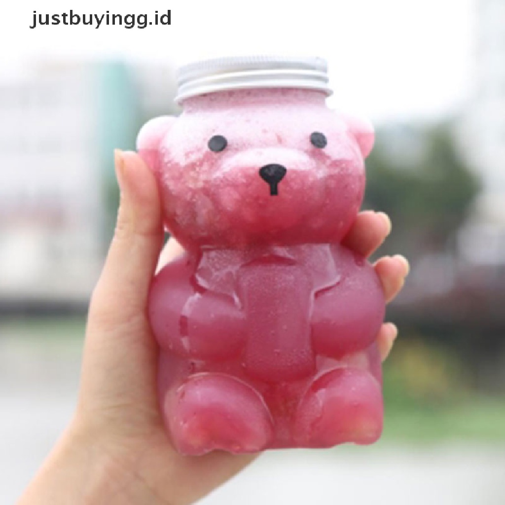 (Justbuyingg.Id) Botol Minum Motif Kartun Bahan Plastik Kapasitas Besar Dengan Sedotan Untuk Anak