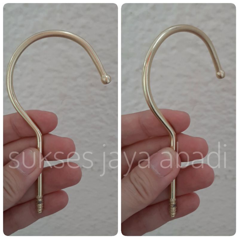 Kaitan Hanger Gold 10 CM / Kaitan Hanger Import / Hook Hanger Gold / Cantolan Hanger Gold