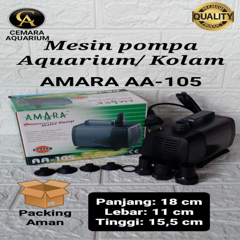 mesin pompa aquarium/ Amara AA-105/ pompa/ pompa aquarium/ pompa akuarium/ pompa air aquarium/ pompa