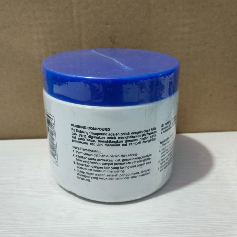 Kit Motor Paste Wax 60 gr  Kit Compound Rubbing 60 gr Compon Rj London 500gr  Pengkilap Body Bodi Motor / Mobil Penghilang baret Halus