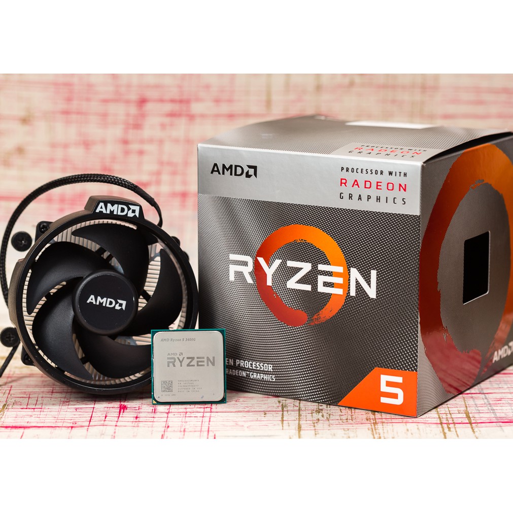 Amd Ryzen 5 3400g radeon rx vega 11 graphics 4-core 3.7 ghz am4