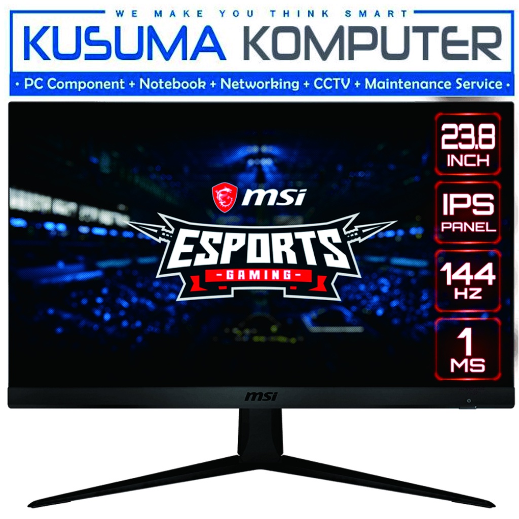 Monitor Gaming MSI Optic G241 , IPS, FHD, 95% DCI-P3 , 128% sRGB,144Hz, AMD FreeSync, 1ms