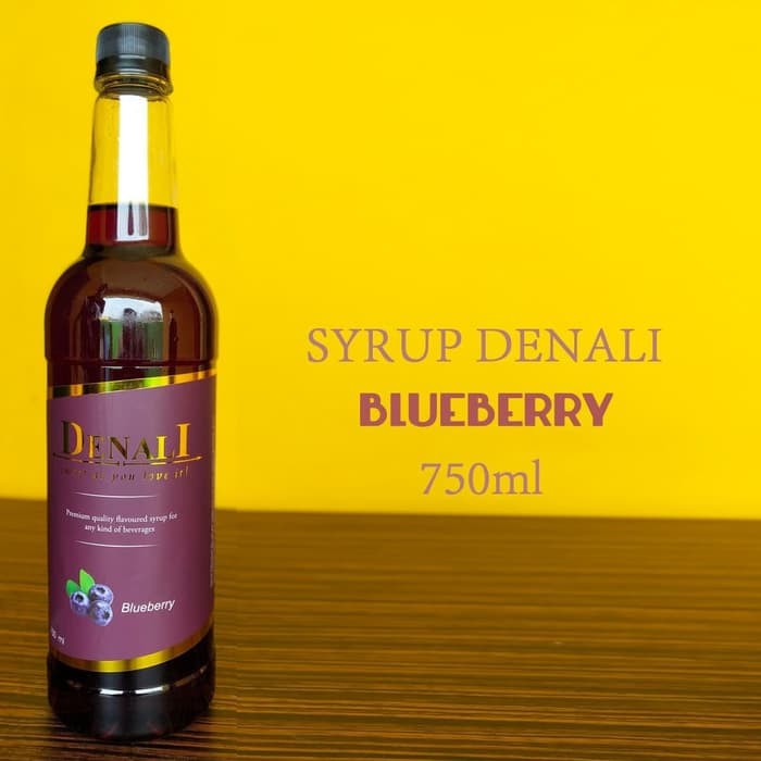 

Denali Gourmet syrup Blueberry Halal untuk Squash Fizz atau Mojito