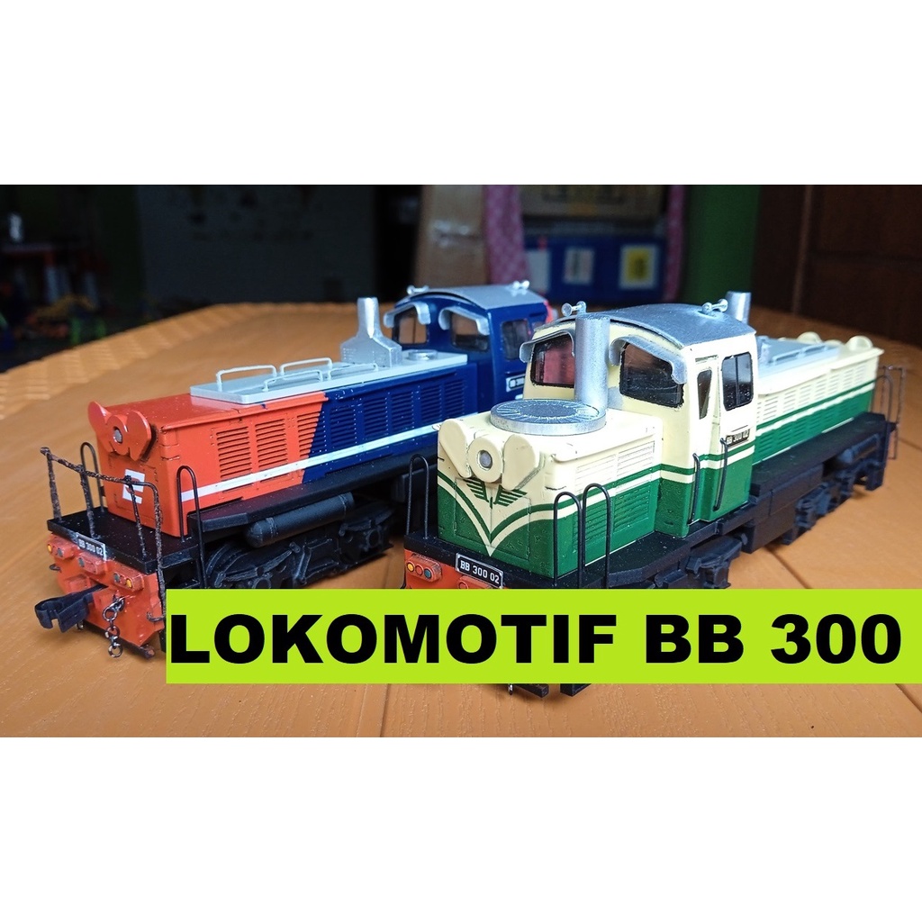 Miniatur Kereta Api Lokomotif BB 300 Skala 1:87