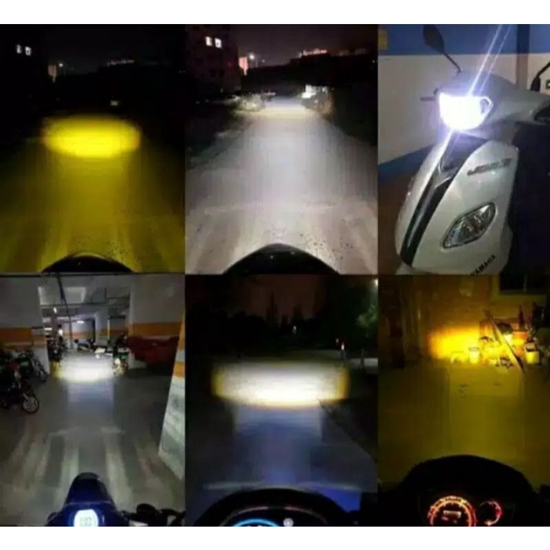 Lampu Utama Led H4 Laser Hi/Low AC DC - Lampu H4 Laser - Scoopy - Ninja - Vixion - Verza - CB150R