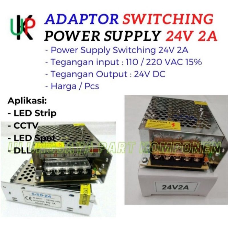 power supply 24v 2a switching power supply adaptor