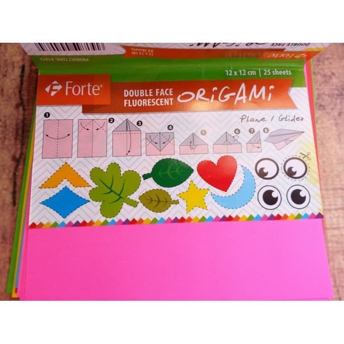 

Kertas Lipat / Origami Double Side / Bolak Balik Warna Forte 12x12