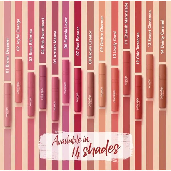 ★ BB ★ WARDAH Colorfit Velvet Matte Lip Mousse