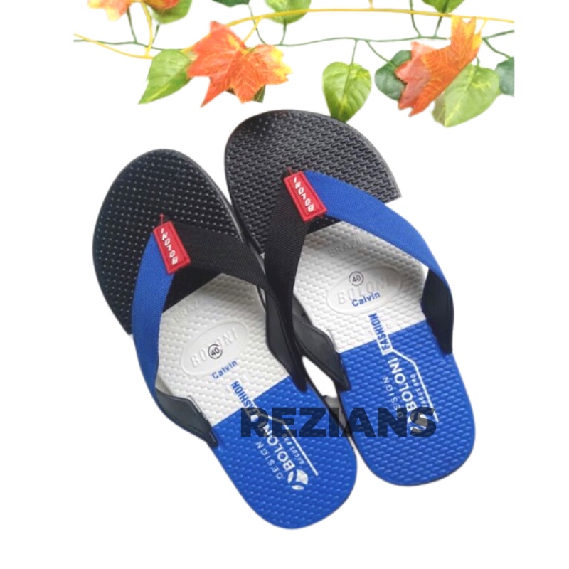 Sandal Jepit Pria Distro Sandal Japit Laki laki Karet PU