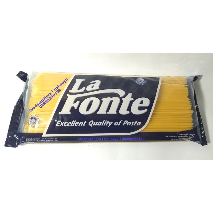 

PASTA-ANEKA- LA FONTE SPAGHETTI 1KG, SPAGHETTI LA FONTE 1KG.. SPESIAL PRICE.... ! -ANEKA-PASTA.