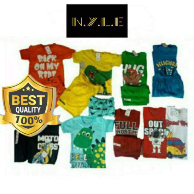 (COD) Setelan anak kaos + celana laki-laki 1-7 th | Shopee Indonesia