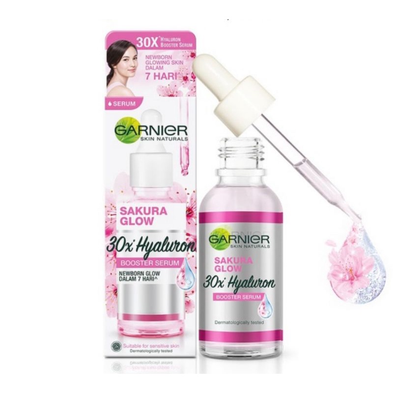 Jual Garnier Sakura Glow Hyaluron X Booster Serum Ml Shopee Indonesia