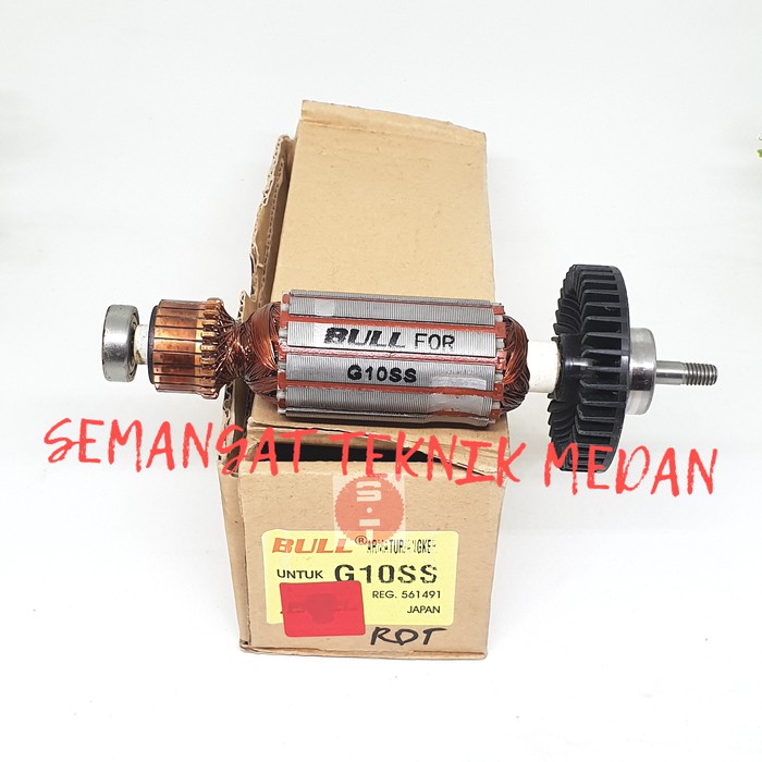 Jual ARMATURE ANGKER GRENDA TANGAN HAND GRINDER HITACHI G10SS G10SS2