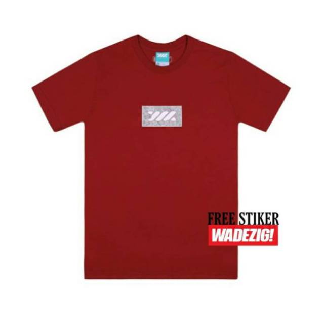 WADEZIG Kaos Pria Wdzg Trauma Maroon