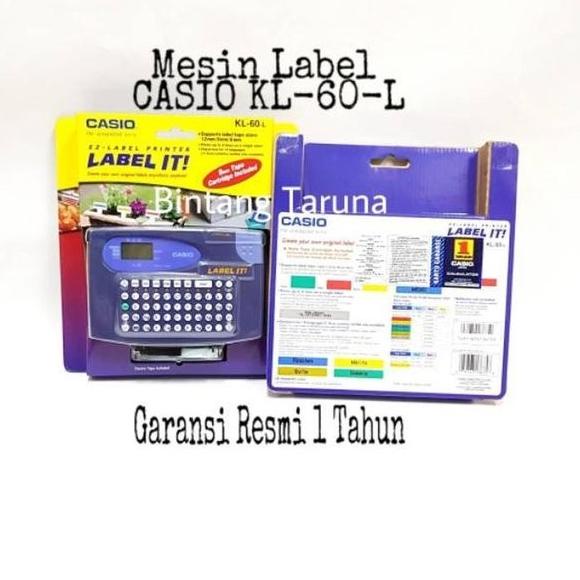 

Dijual Printer Label Casio Kl60 Mesin Label Printer Casio Kl 60 L