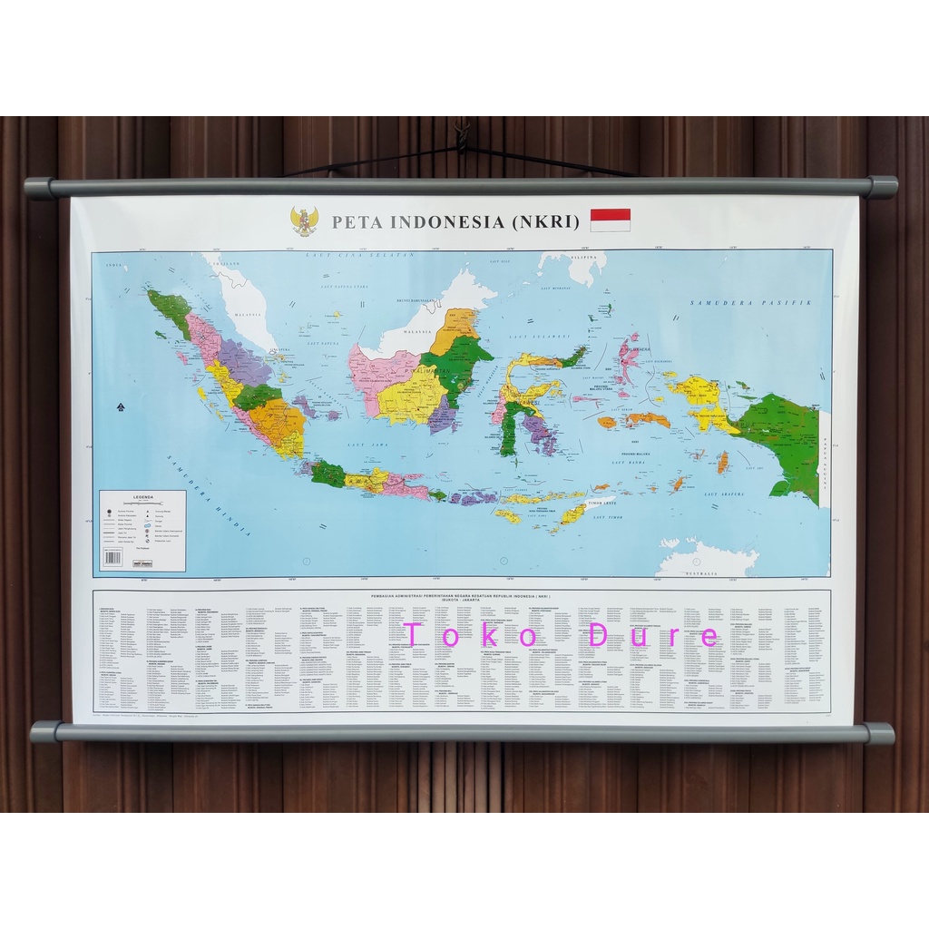 Bingkai Peta Indonesia Politikal