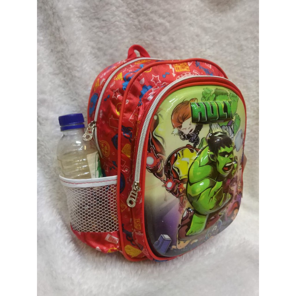 TAS ANAK TK / PAUD CALYPSO 3711. SUPER HEROES HULK SPIDERMAN ULTRAMAN IRONMAN. DARENA BAGS BANDUNG