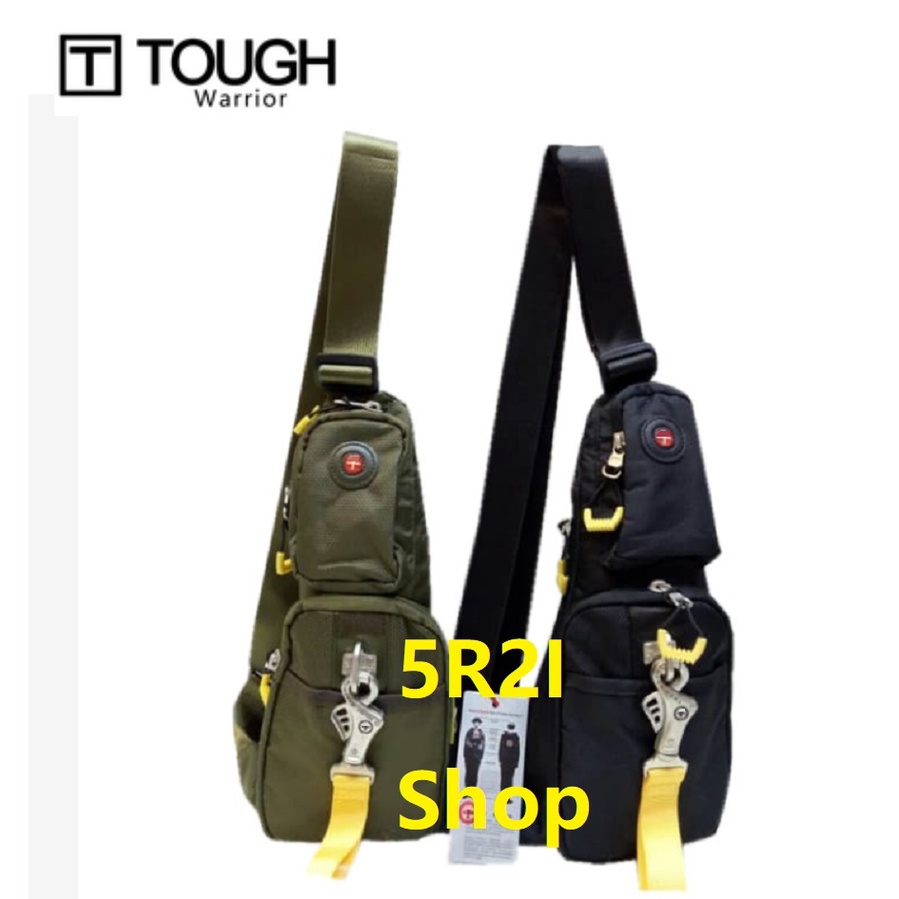 TAS TOUGH 5604 WARRIOR ORIGINAL TOUGH WARRIOR jeansmith waistbag Tuf Taf Taft tougt Touf Tough selempang TAKTIKAL BAG