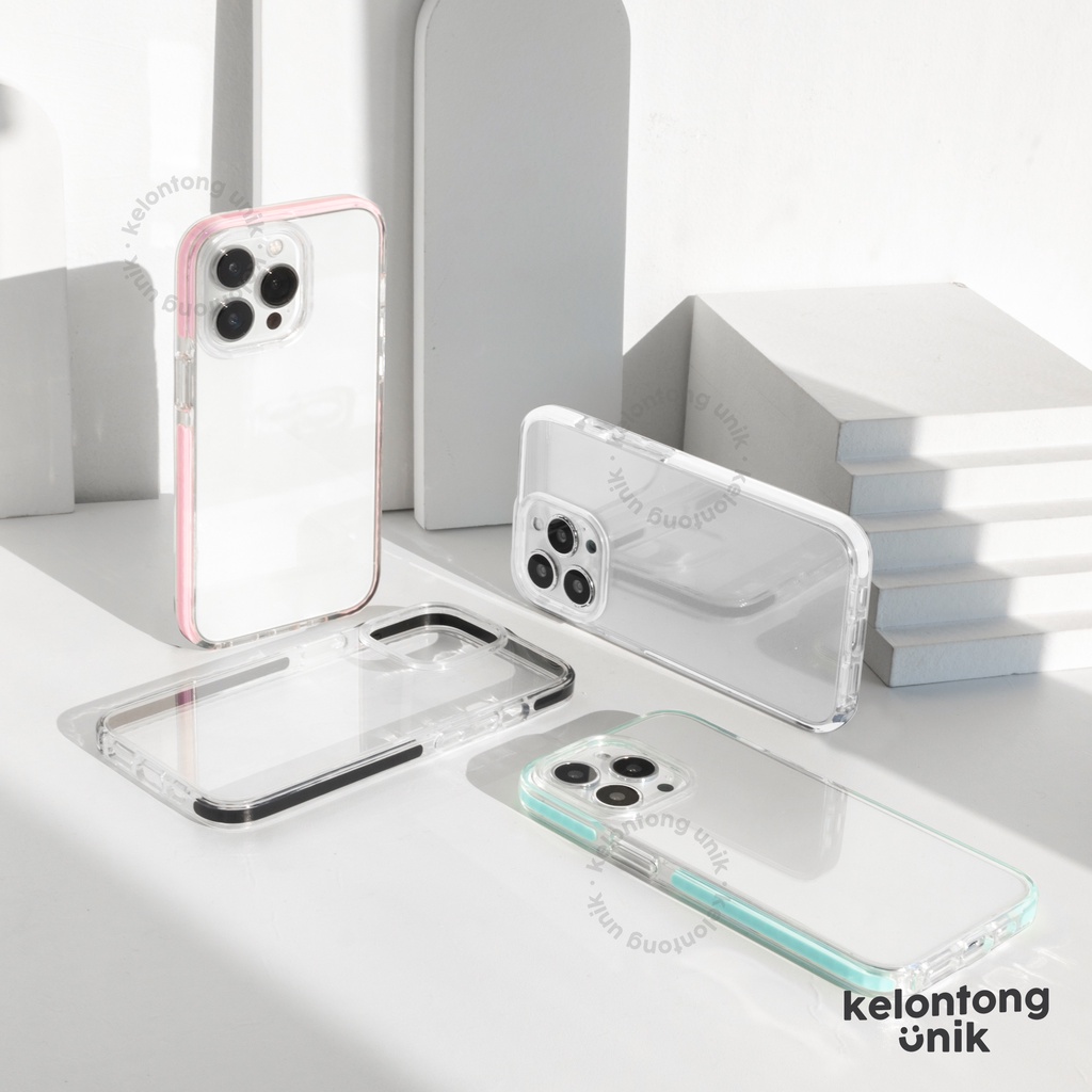 (Seri 2) For iPhone - Anti Knock Acrylic Bumper Case