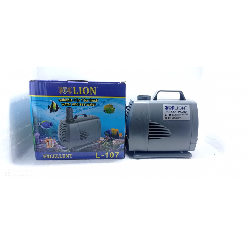 Lion L-107 Power Heads Pompa air celup kolam hidroponik dan aquaponik