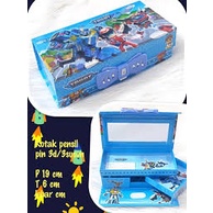 Tempat Pensil / Kotak Pensil Anak KODE HOLOGRAM 3D CERMIN &amp; LED