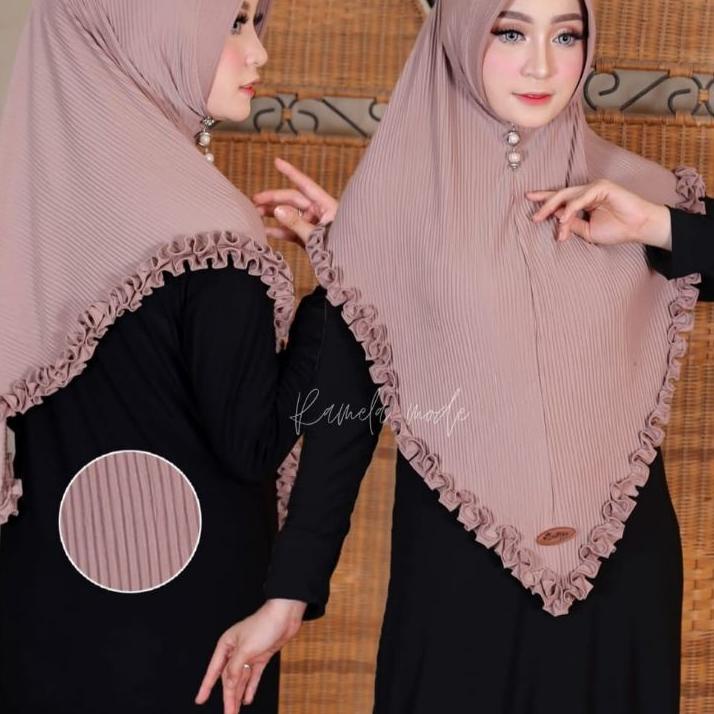 ℗ Bergo plisket instan / bergo plisket Gotik / bergo prisket jersey ➣
