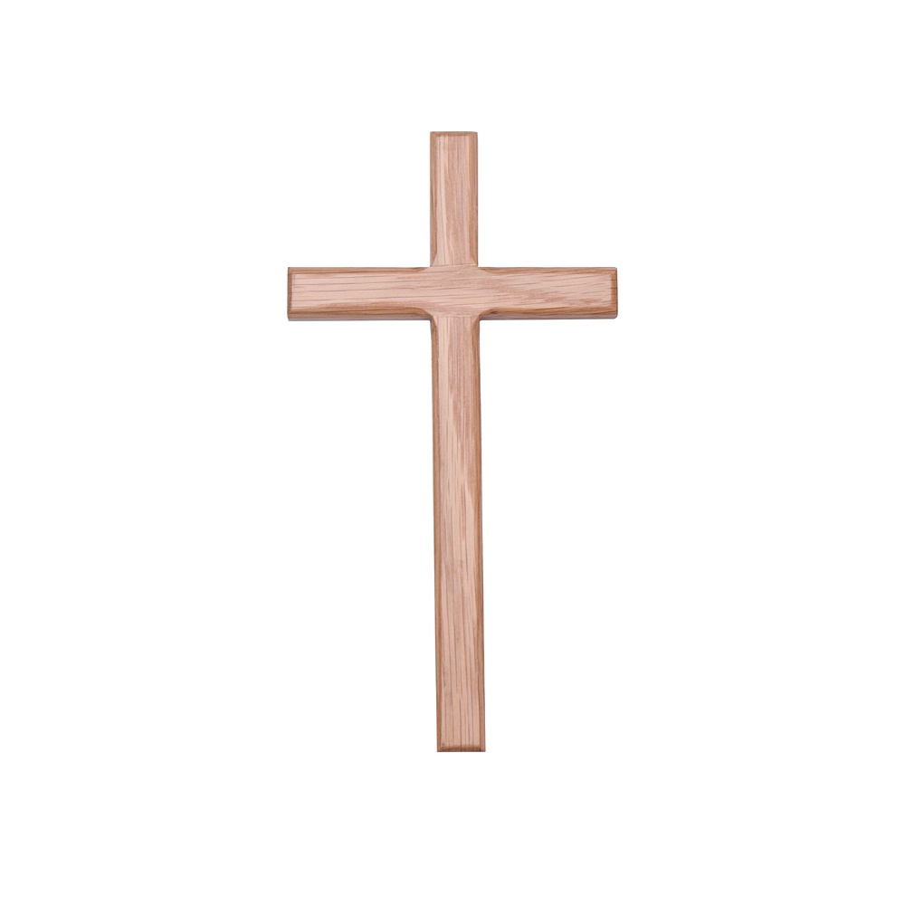 PAJANGAN SALIB DINDING GANTUNG KRISTEN PREMIUM WHITE OAK IMPOR 25CM DEKORASI SALIB KRISTEN POLOS