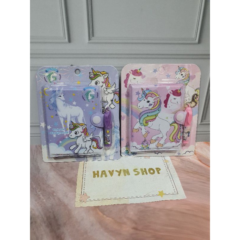 MEMO KANCING + PEN-Unicorn