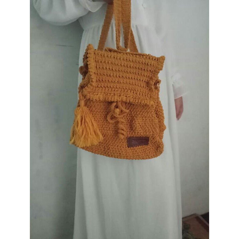 Tas Rajut Asli / Tas Selempang Rajut/ Handbag rajut/ Tas Pesta Rajut/ Backpack Rajut/Tas Rajut Murah