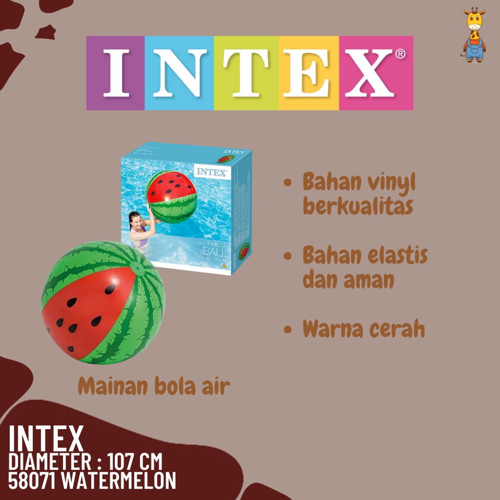 Intex 58071 Watermelon Ball