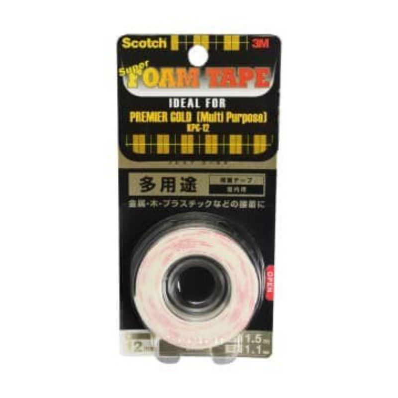 

Perekat original scotch premier gold double tape multi purpose 3 m super strong