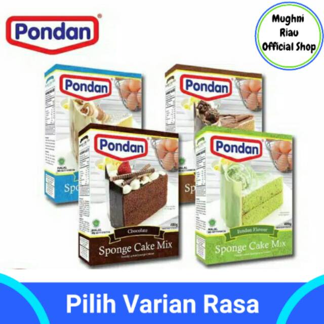 

Pondan Sponge Cake 400 gr