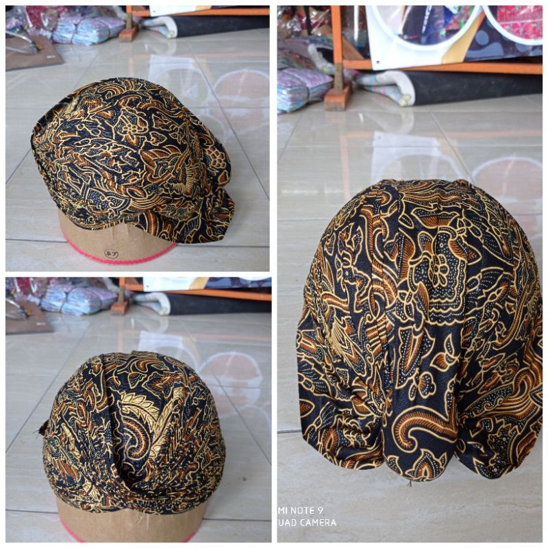 BLANGKON MOTIF BALI UKIR PISANG BALI BATIK