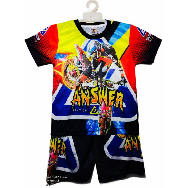 STELAN BAJU ANAK MOTOR CROSS/SETELAN BAJU ANAK MOTOR BALAP/SETELAN BAJU ANAK LAKI LAKI