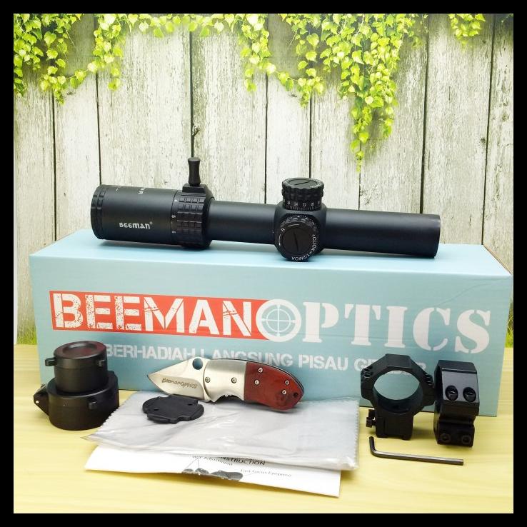 TERBARUU Tele Beeman Optics 1-6x24 IR Black / Tele Buntung TERLARIS