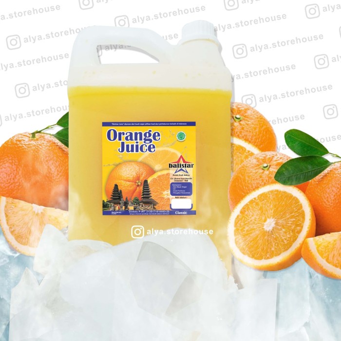 

(BISA COD) Fresh Juice BALISTAR Jeruk (5 Liter)