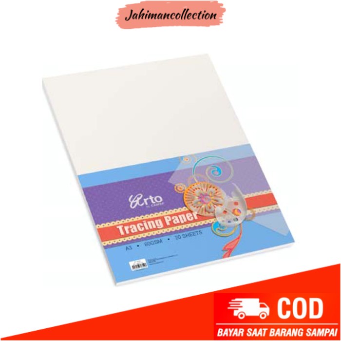 

✨ BISA COD ✨ ARTO Tracing Paper A3 (60 gsm, 20 sheets)