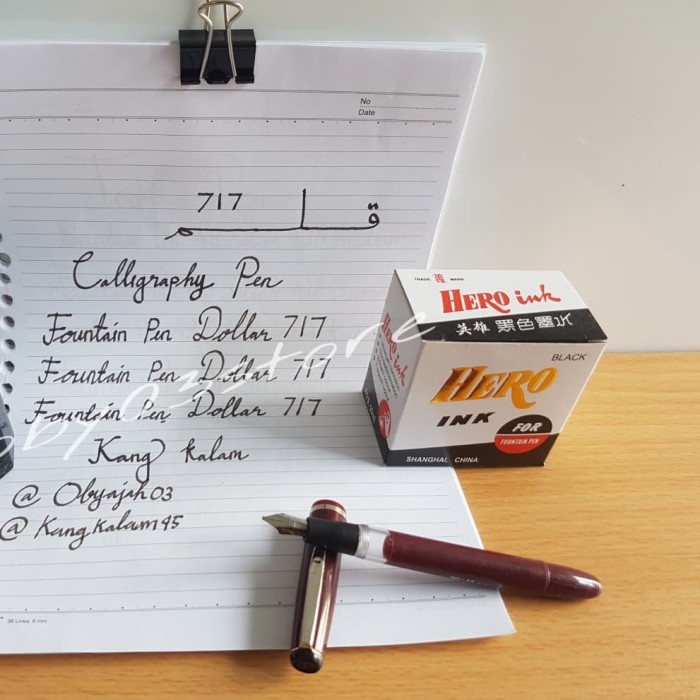 

(TERLARIS) Paket Murah..Fountain pen dan tinta Hero Ink