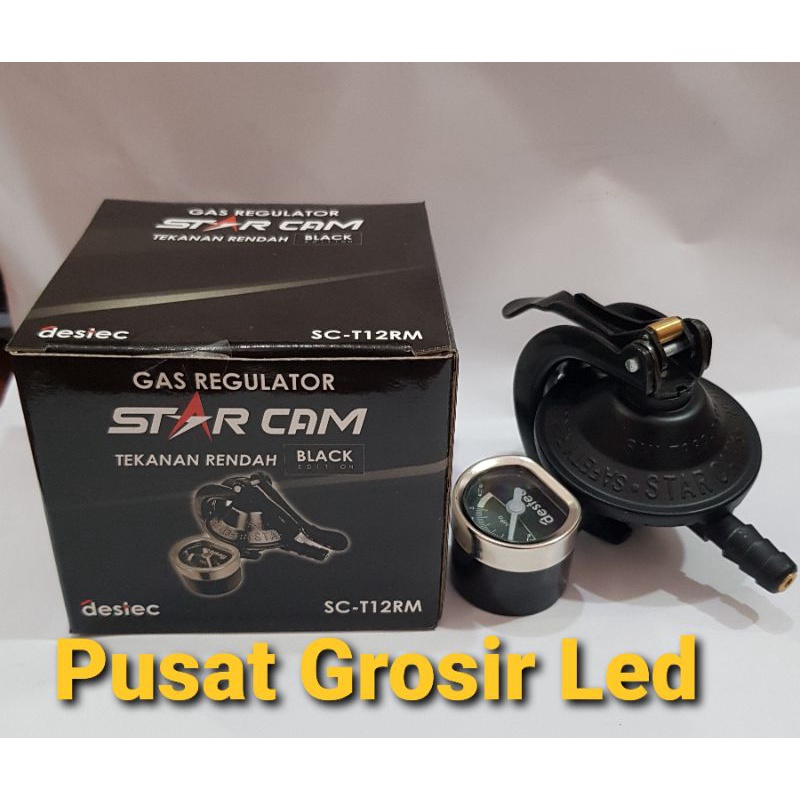 Regulator Gas Starcam SC T 12 RM + Amper