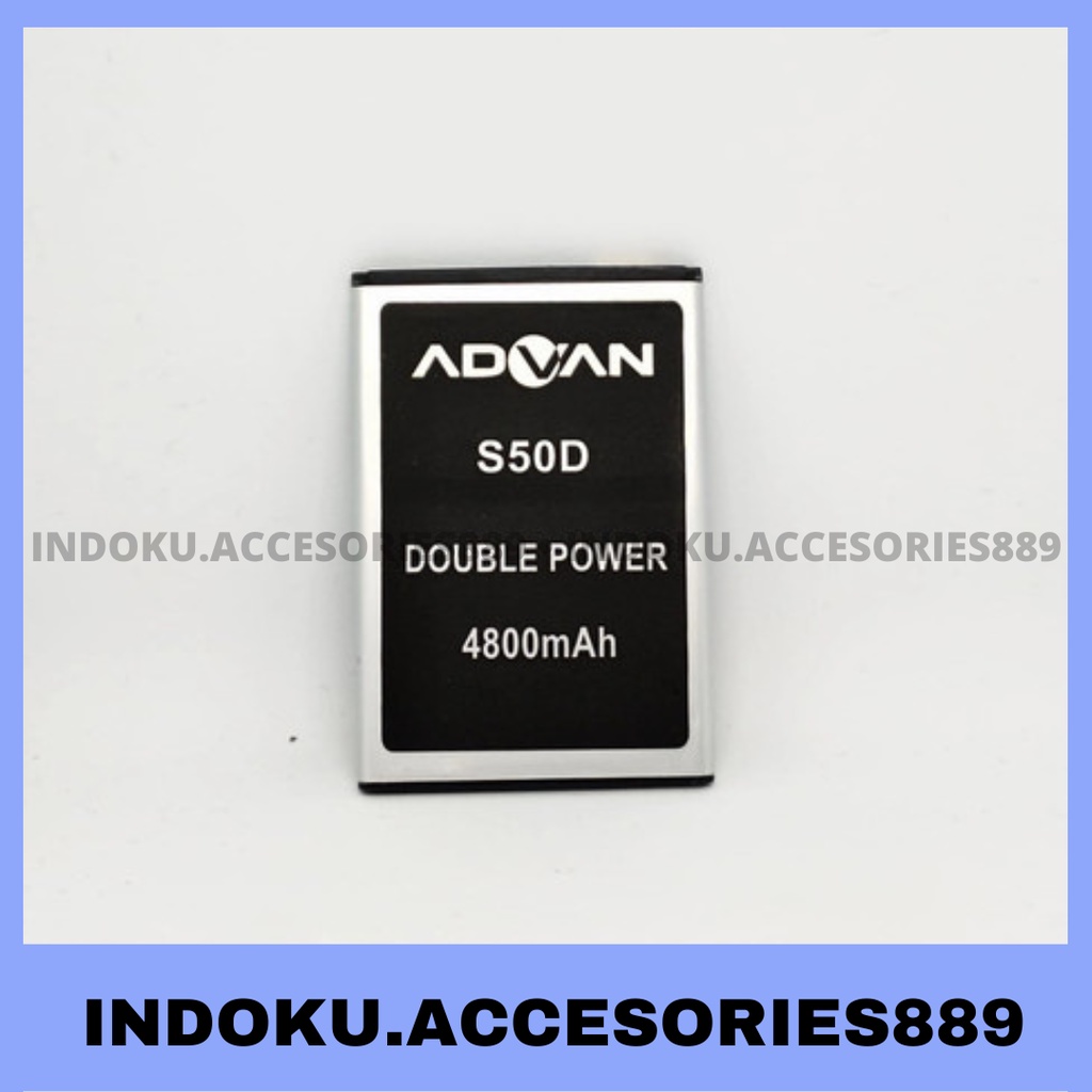 Baterai Advan S50D Original 99% DOUBLE POWER