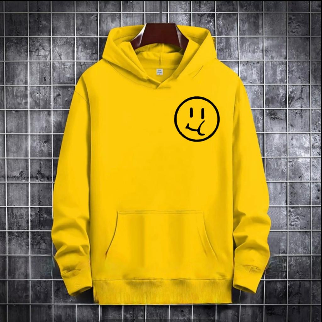 SWEATER HOODIE SMILEY / HOODIE MURAH TERLARIS / HOODIE POLOS / HOODIE PRIA DAN WANITA / UNISEX