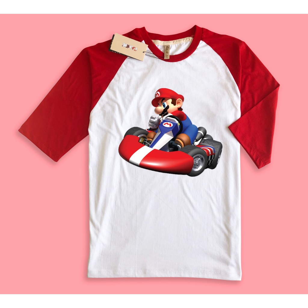 Kaos Raglan Super Mario Kart