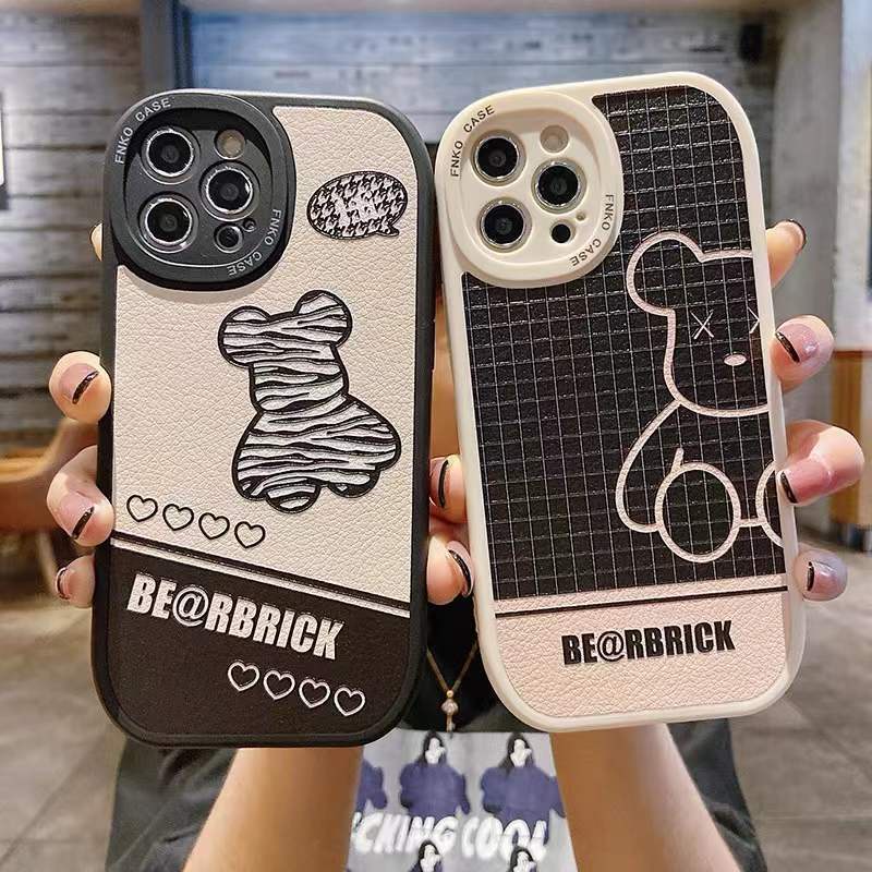 Case Motif Kartun Beruang Untuk IPhone 12 13 11 Pro Max X Xs Max Xr