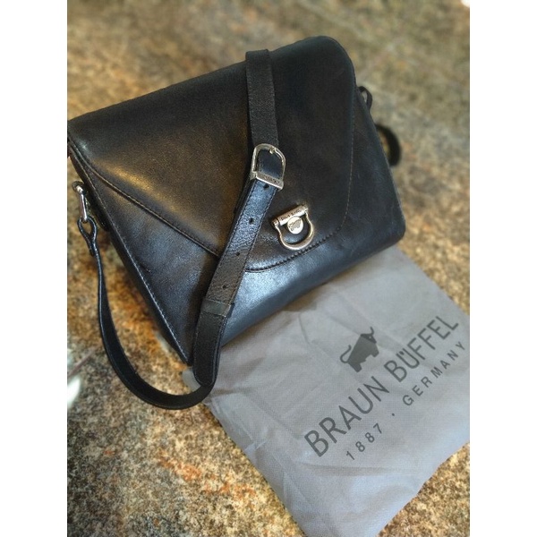 (sale) Tas selempang sling bag braun buffel bb second preloved seken bundle